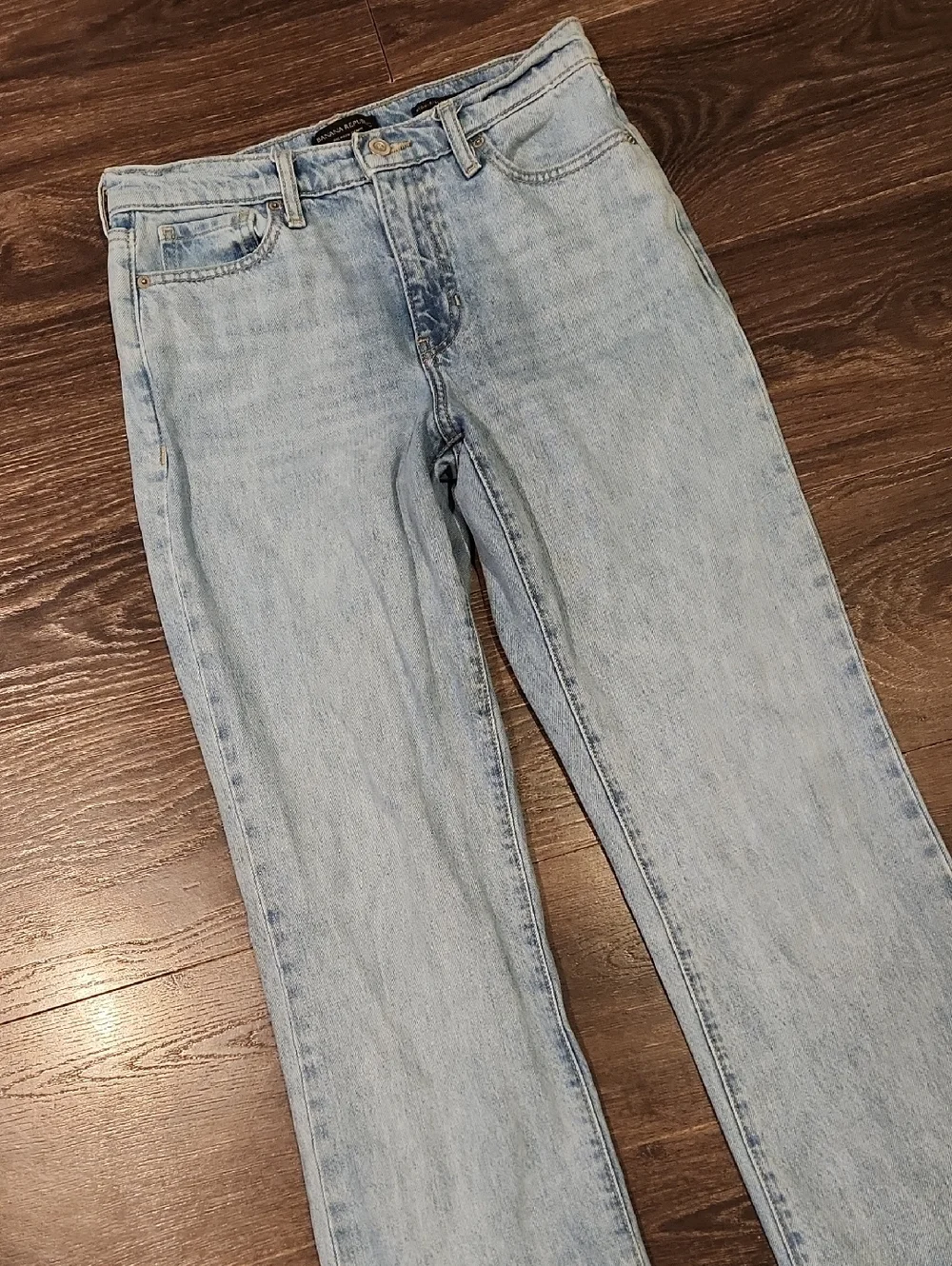 ❤️ BANANA REPUBLIC HIGH RISE RELAXED BOOTCUT JEANS, 2S (26 SHORT